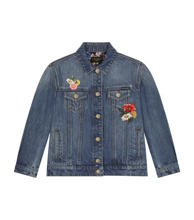 DOLCE & GABBANA EMBROIDERED DENIM JACKET