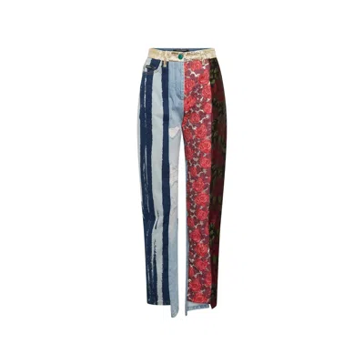 Dolce & Gabbana Woman Pants Blue Size 0 Cotton, Synthetic Fibers, Silk, Wool