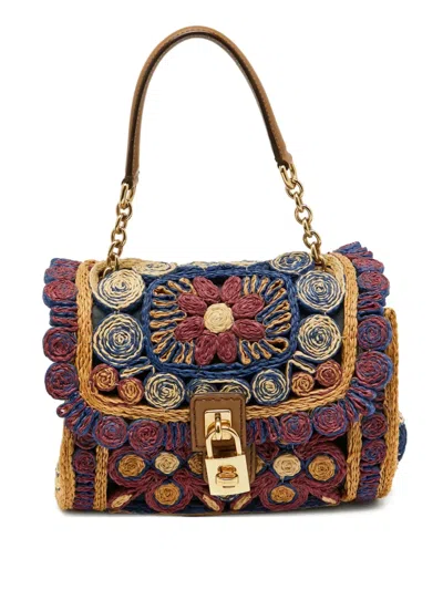 Pre-owned Dolce & Gabbana Embroidered-floral Handbag