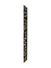 Dolce & Gabbana Embroidered Floral Scarf In Black
