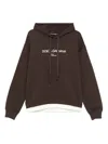 Dolce & Gabbana Embroidered Hoodie In Brown