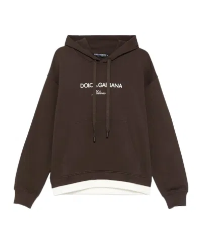DOLCE & GABBANA EMBROIDERED HOODIE