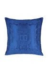 Dolce & Gabbana Mikado Silk Cushion (60cm X 60cm) In Blue