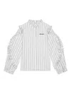Dolce & Gabbana Embroidered Logo Shirt In White