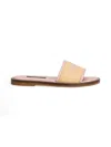 Dolce & Gabbana Embroidered-logo Slides In Pink