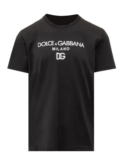 Dolce & Gabbana Black Cotton Clothing T-shirts And Polos