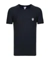 Dolce & Gabbana Crown And Laurel Patch Crewneck T-shirt In Black
