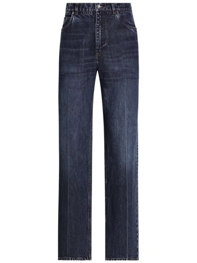 DOLCE & GABBANA EMBROIDERED LOOSE-FIT JEANS