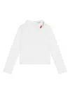 Dolce & Gabbana Embroidered Polo Top In White