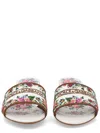Dolce & Gabbana Elegant Open Toe Sandals With Tpu And Leather Outsole In Multi