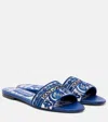 Dolce & Gabbana Embroidered Slides