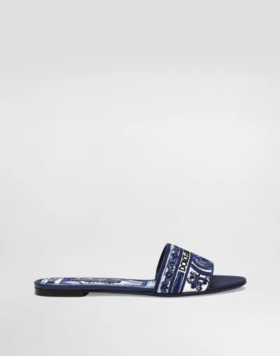 Dolce & Gabbana Embroidered Slides