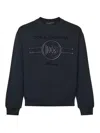 Dolce & Gabbana Jersey Sweatshirt With Embroidery In Blue