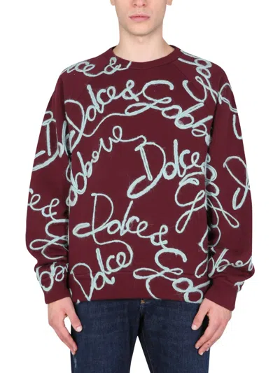 DOLCE & GABBANA EMBROIDERED SWEATSHIRT