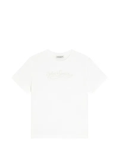Dolce & Gabbana Kids' Embroidered T-shirt In White
