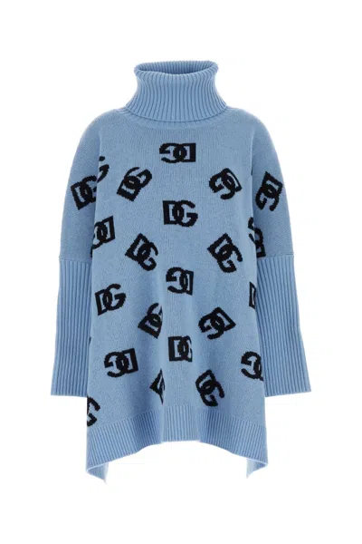 DOLCE & GABBANA DOLCE & GABBANA EMBROIDERED WOOL PONCHO