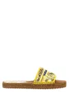 Dolce & Gabbana Majolica-print Logo-embroidered Sandals