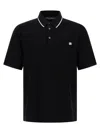 Dolce & Gabbana Polo Shirt In Piqué De Coton In Black