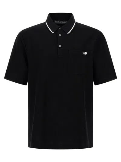 DOLCE & GABBANA DOLCE & GABBANA EMBROIDERY POLO SHIRT