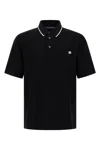 Dolce & Gabbana Polo Shirt In Piqué De Coton In Black