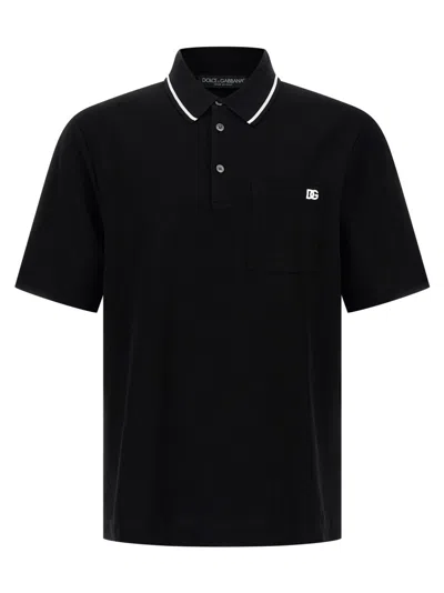 DOLCE & GABBANA DOLCE & GABBANA EMBROIDERY POLO SHIRT