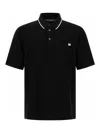Dolce & Gabbana Cotton Pique Polo In Black