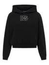 Dolce & Gabbana Logo Hooded Sweatshirt In Black