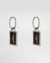 Dolce & Gabbana Logo Earrings In レッド