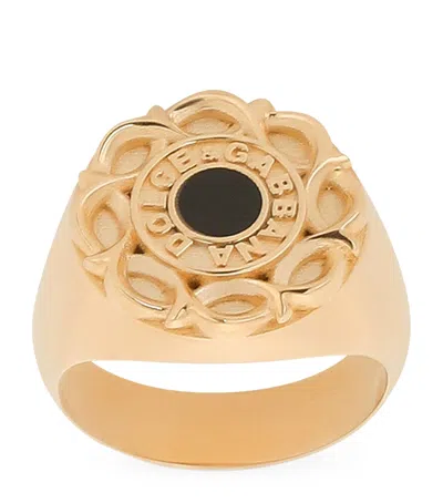 Dolce & Gabbana Enamelled Signet Ring
