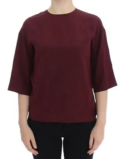 Pre-owned Dolce & Gabbana Enchanted Sicilian Silk Top In See Description