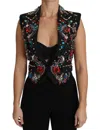 Dolce & Gabbana Enchanted Sicily Crystal-embellished Vest