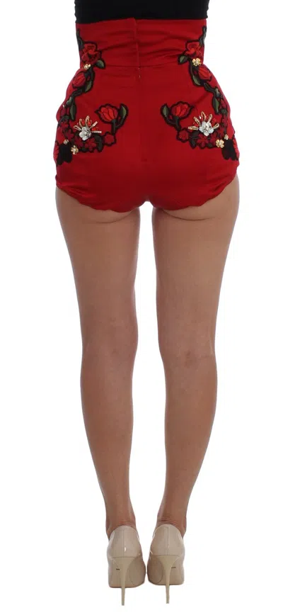 Dolce & Gabbana Enchanted Sicily Shorts In Red