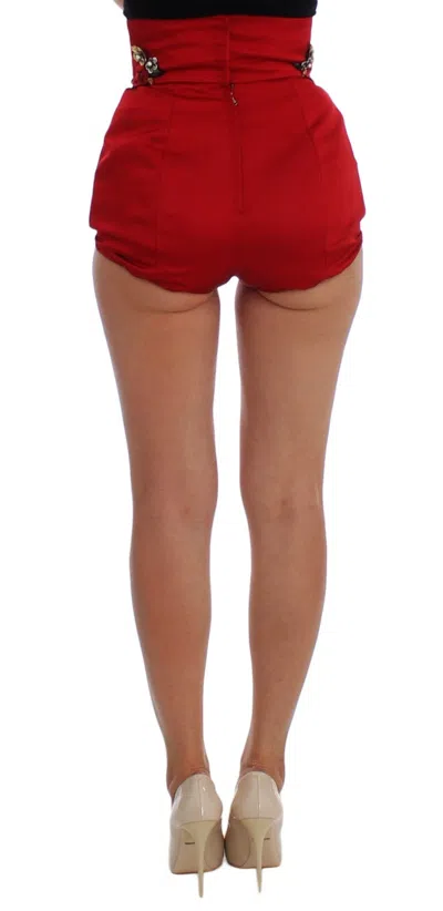 Dolce & Gabbana Enchanted Sicily Shorts In Red