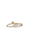 Dolce & Gabbana Engraved Chain-link Bracelet In Yellow
