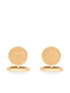 Dolce & Gabbana Engraved-logo Cufflink In Gold