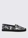 Dolce & Gabbana Printed Round Toe Espadrilles With Leaf Print In Multi