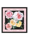 Dolce & Gabbana Floral-print Scarf In Black