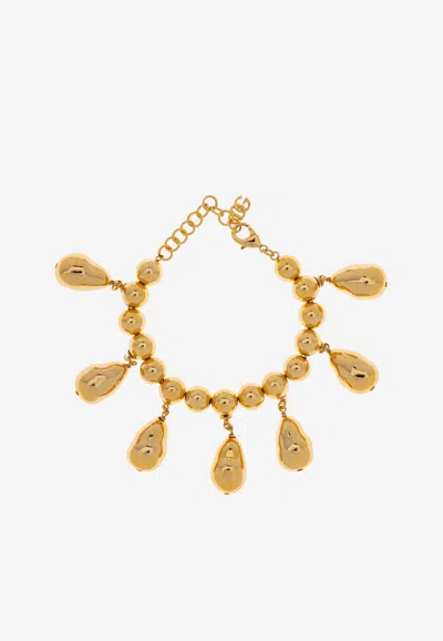 Dolce & Gabbana Everyday Brass Bracelet In Gold