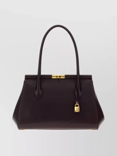 DOLCE & GABBANA EVERYDAY MARLENE LEATHER SHOULDER BAG