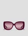 Dolce & Gabbana Everyday Sunglasses In Burgundy