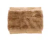 Dolce & Gabbana Beige Mink Fur Scarf Foulard Neck Wrap
