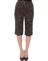 Dolce & Gabbana Multicolor Wool Shorts Pants In Multi