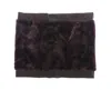 Dolce & Gabbana Purple Mink Fur Scarf Foulard Neck Wrap