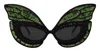DOLCE & GABBANA DOLCE & GABBANA EXQUISITE SEQUINED BUTTERFLY SUNGLASSES
