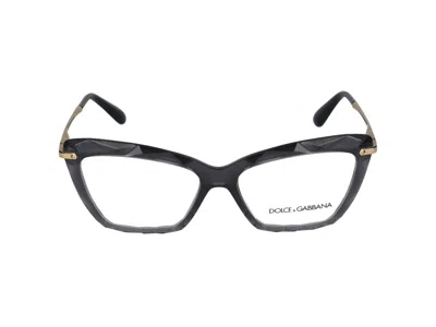 Dolce & Gabbana Eyeglasses In Grey Transparent