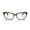 Dolce & Gabbana Dg5106u Dg Crossed Eyeglasses In 502 Havana