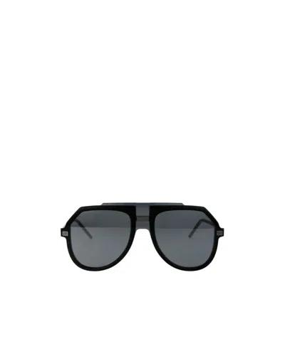 Dolce & Gabbana Dolce  Gabbana Eyewear Aviator Sunglasses In Black