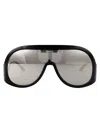 Dolce & Gabbana Black Injected Sunglasses In Gray
