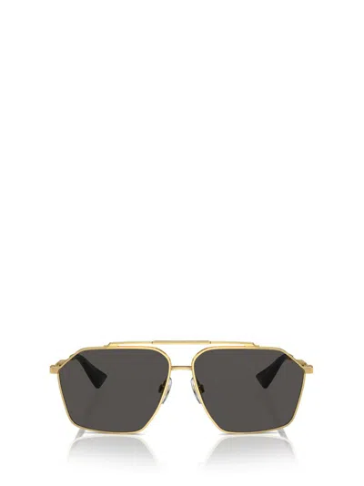 Dolce & Gabbana Eyewear Aviator Sunglasses In Gold