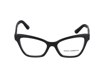 Dolce & Gabbana Womens Black Dg3391b Cat-eye Acetate Optical Glasses
